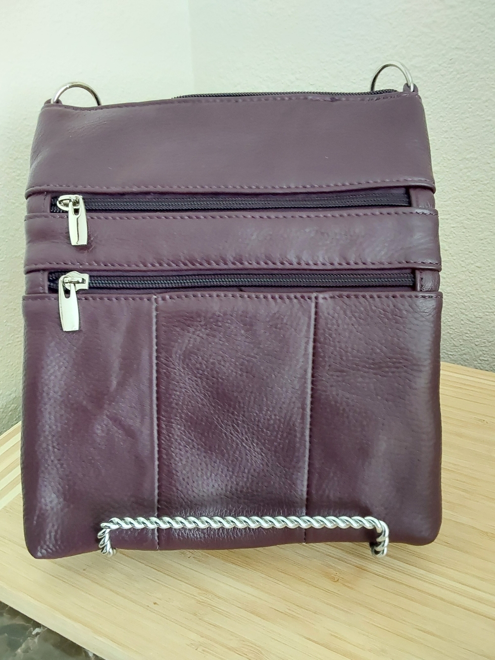 Roma Leather Crossbody Bag
